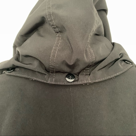 Esprit - Black Hooded Coat with Zipper - Size L - Picture 11 of 16